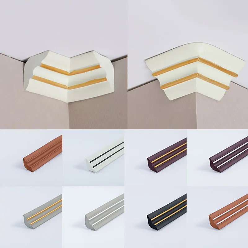 Новая самоклеящаяся верхняя угловая линия потолочное украшение мягкая полоса