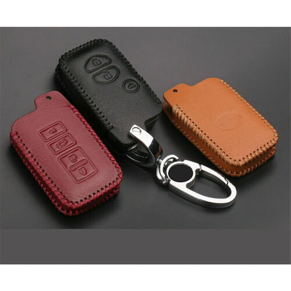 Классический Кожаный Автомобильный смарт-брелок для ключей с дистанционным