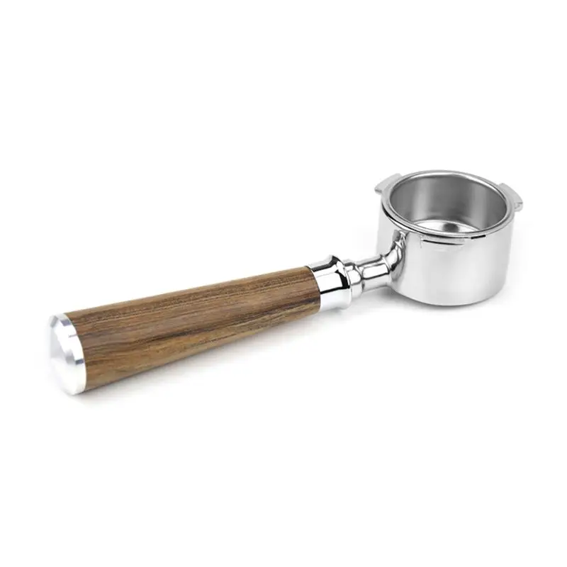 

Stainless Steel Espresso Coffee Machine Handle 51MM Bottomless Filter Holder Bottomless Portafilter For Delonghi