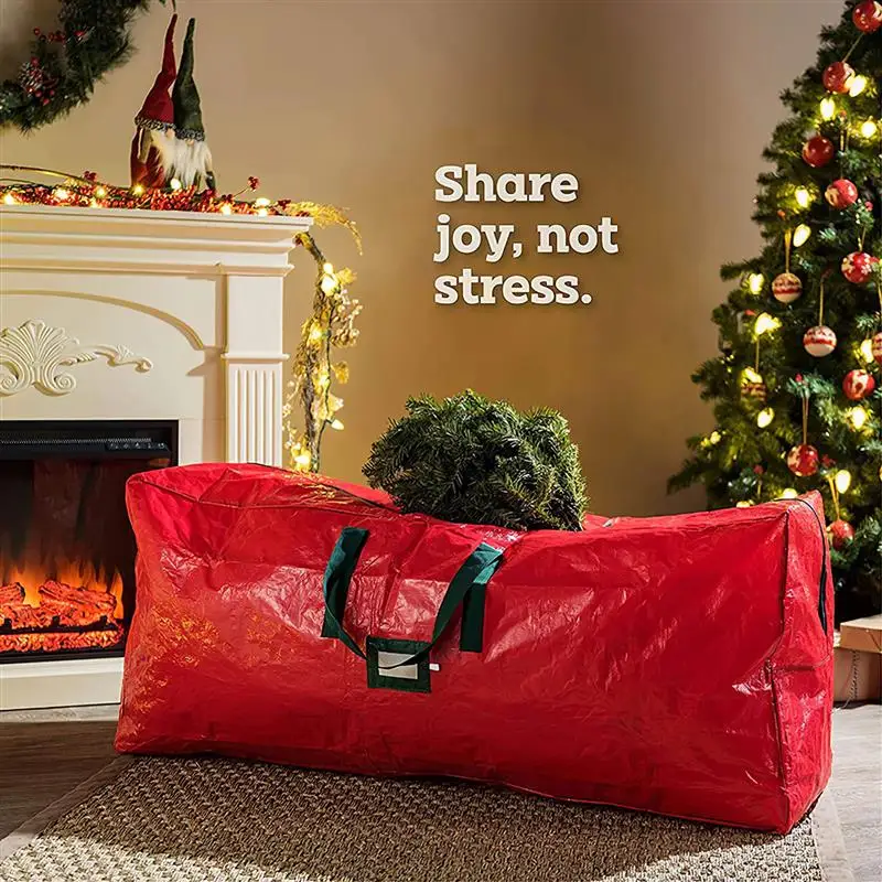 Christmas Tree Storage Bag Dustproof Cover Organizer Polyethylene For | Дом и сад