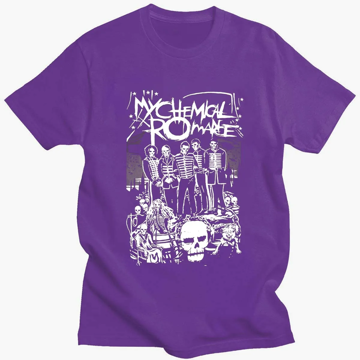 

14 Color My Chemical Romance Mcr Dead New T-shirt Black Parade Punk Emo Rock Zomer T-shirt New 2021 Summer fashion Top Tee Eu