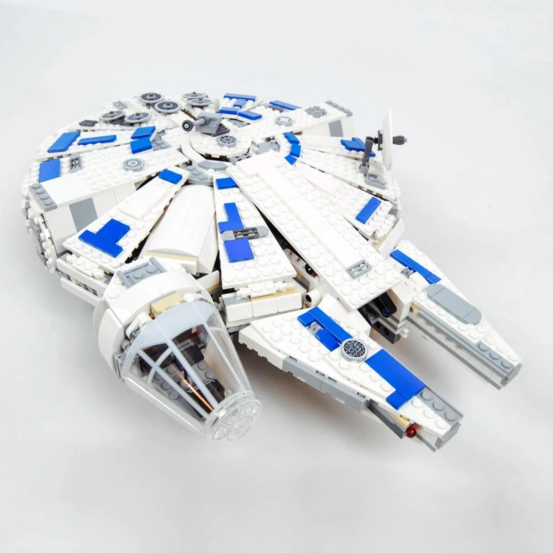 

Космический корабль серия фильм Kessel Run Millennium Falcon Модель Строительный блок 1414 шт. кирпичи игрушки Совместимые