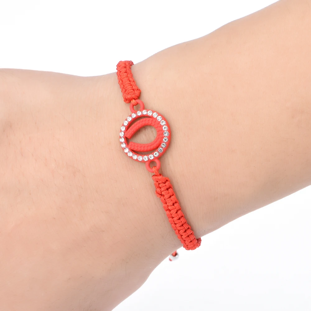 Женский Плетеный Красный браслет в богемном стиле ручной работы набор