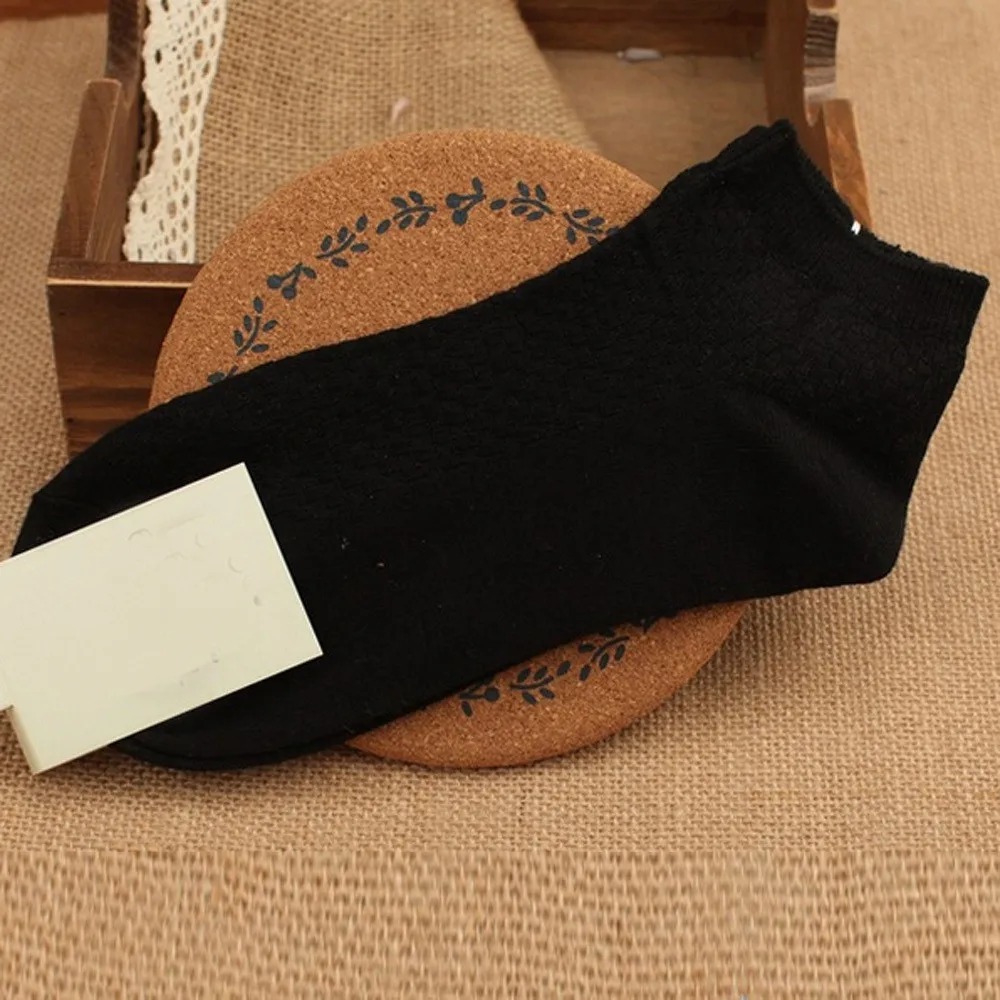 1 шт. мужские носки повседневные бамбуковые хлопковые деловые однотонные удобные