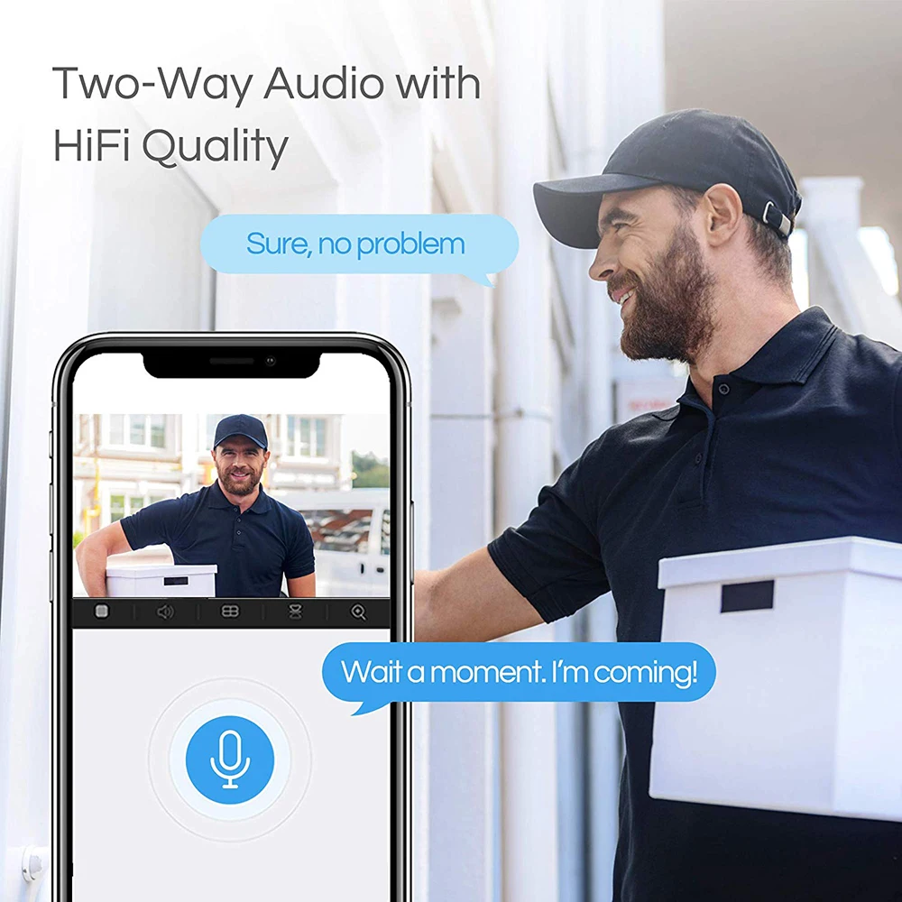 Наружная камера видеонаблюдения с защитой от атмосферных воздействий и Wi-Fi