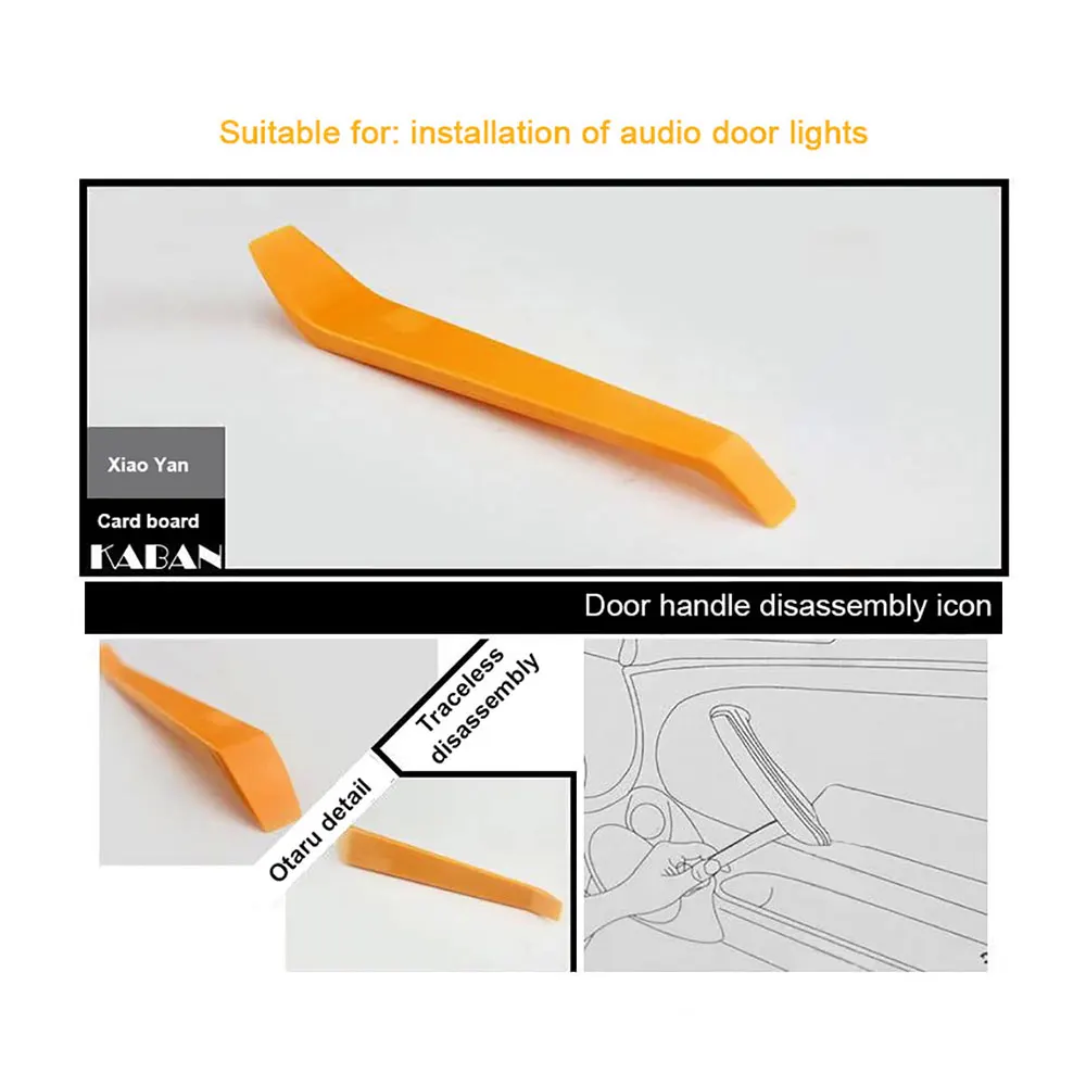 4 шт./компл. автомобиль аудио Панель удаление инструмент автомобильные