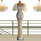 Роскошное официальное вечернее платье для женщин, коктейльное платье, Длинные вечерние Халаты 2021, праздничные платья