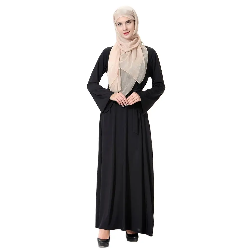 Hijab женское мусульманское платье, арабское платье, мусульманское женское платье, кафтан, Модный черный цвет, Турция, abbigliamento, американо, Дуба...