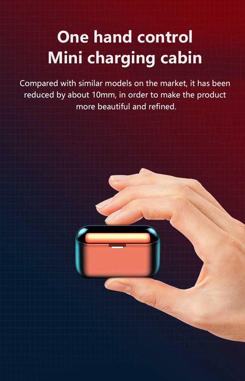 

Bluetooth 5.0 Earphones Wireless Headphones Mini Earbuds Headset Waterproof TWS Wireless Headphones