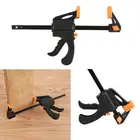 1 шт. 4 дюйма Быстрый Ratchet выпуск Скорость Squeeze деревообрабатывающие светодиодный свет бар F зажим комплект разбрасыватель гаджет инструменты DIY ручной инструмент