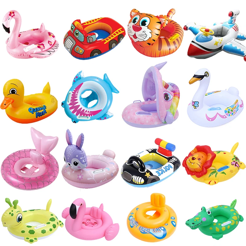 

Sainteve 1pc Animal Shape Inflatable Seat Swimming Ring Buoy For Kids Gonfiabili Mare Pool Float Swim Accessories надувной круг