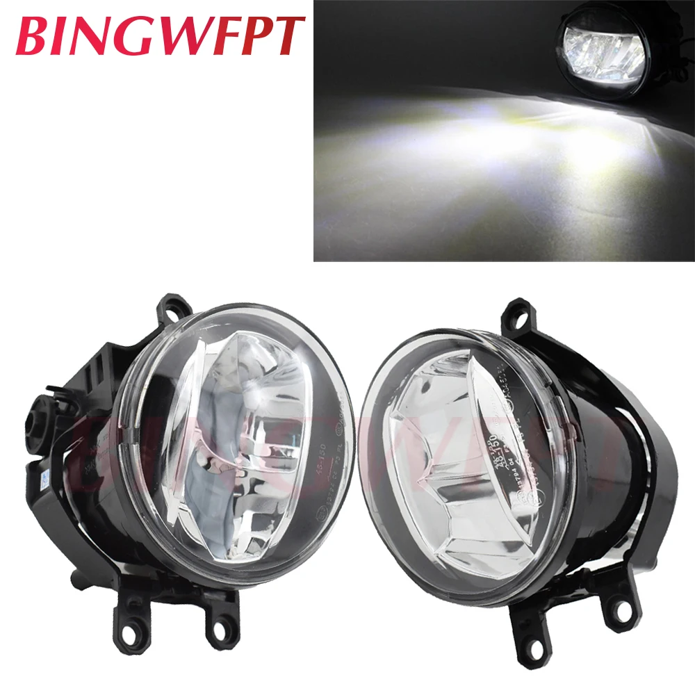 2 шт./пара (правый + левый) передний бампер автомобиля высокой яркий светодиодный