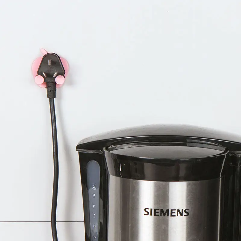 5 шт. штепсельная вилка держатель крючки на липучке крюк для хранения розетка