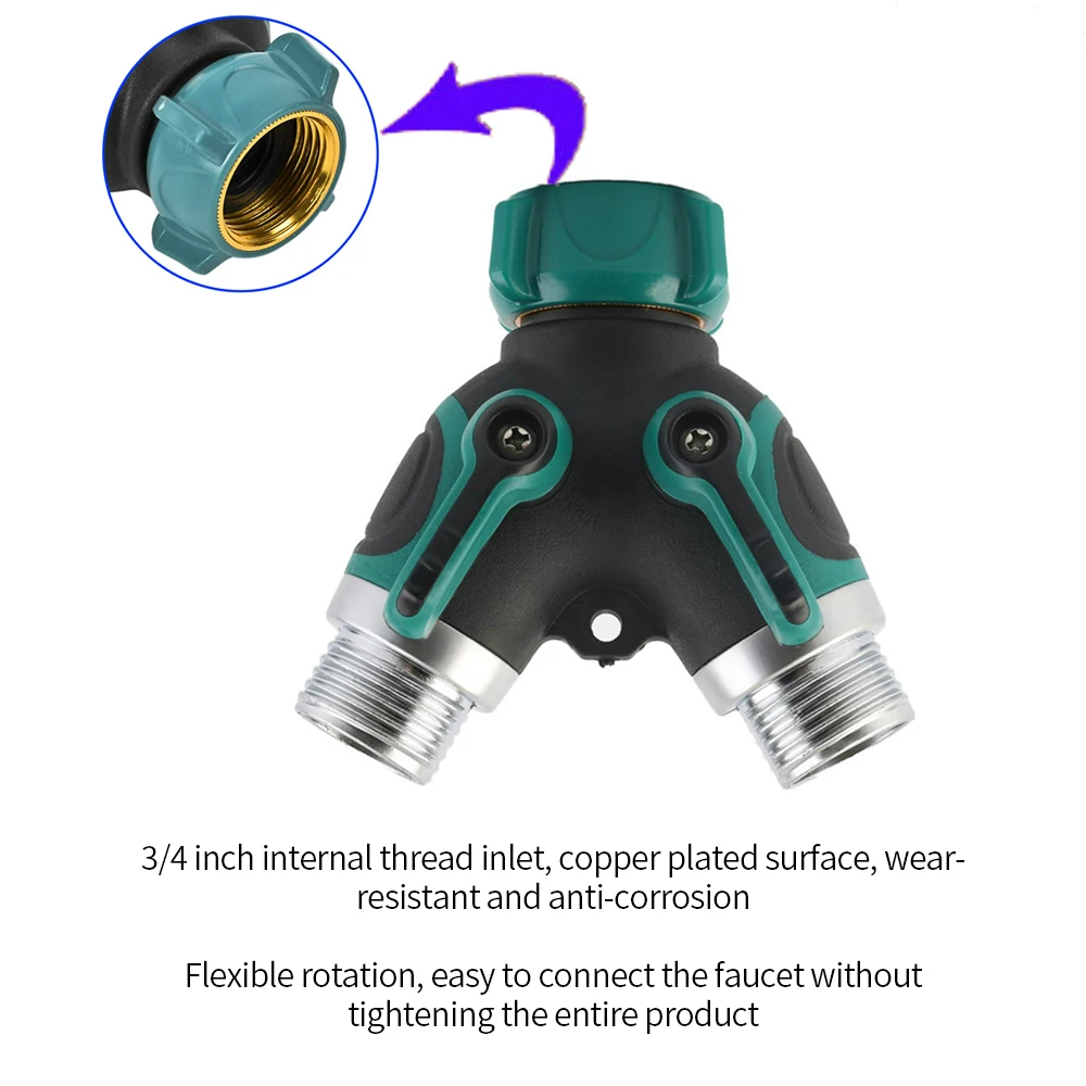 Y shape Plastic Hose Connector Pipe Tool Duty Garden Splitter Valve Water Adapter Quick Coupling | Дом и сад