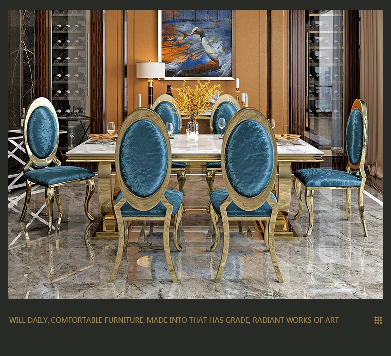 Светильник легких роскошных постсовременных планшетов и стульев Простой