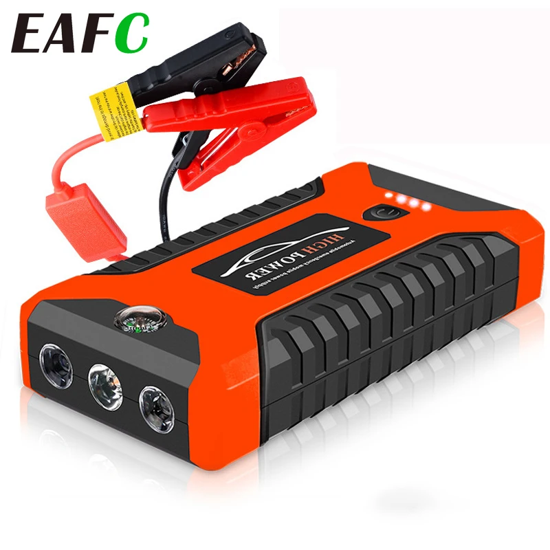 

Стартер автомобильный QC3.0, 20000 А, мАч, 4 USB-порта