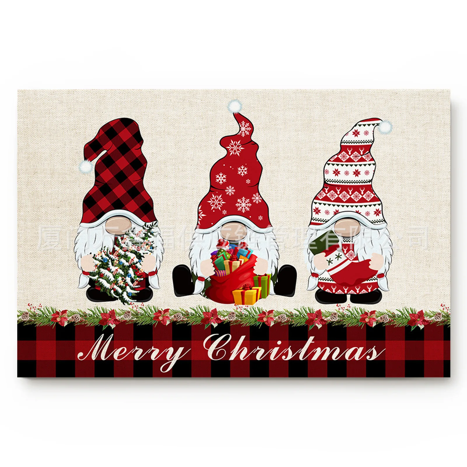 

New Product Christmas Floor Mats Home Entry Floor Mats Living Room Bathroom Trolley Decorative Carpet Door Mats