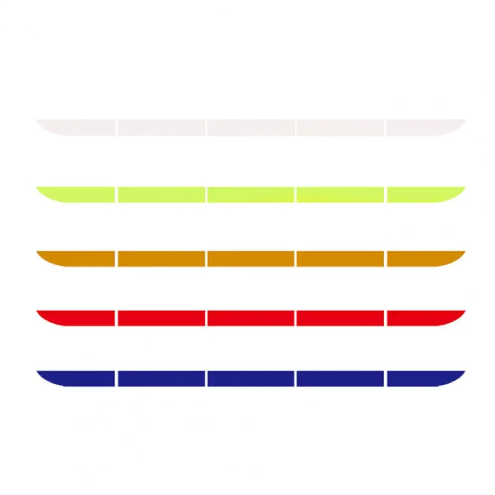 5Pcs/Set Long Service life Reflective Sticker Stylish Protective Waterproof Car Body Tape for Vehicles Accessorie | Автомобили и