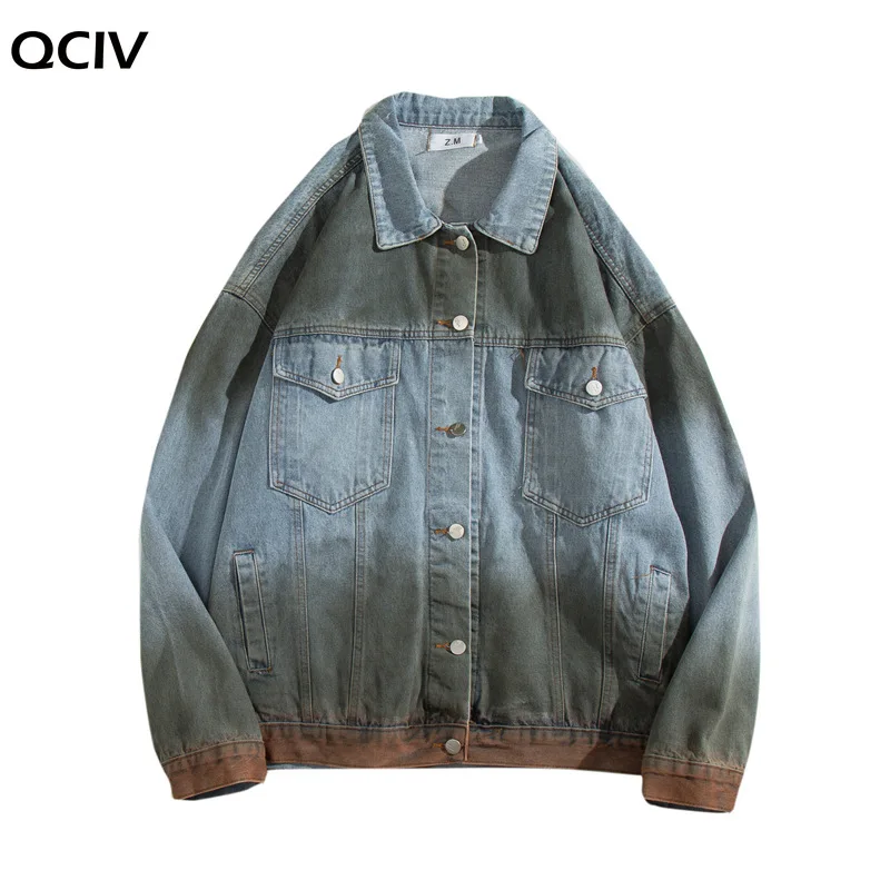 

New Spring Fashion Slim Fit Coat Men Denim Jacket Streetwear Hip Hop Men's Hooded Jean Jackets Male Casual Loose Outerwear