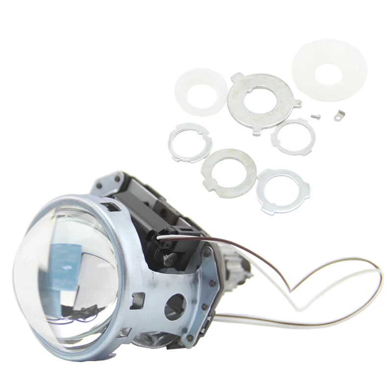 SHUOKE halo Автомобильная фара 3 0 дюйма RHD LHD линзы проектора Bi xenon HELLA H7 без потерь