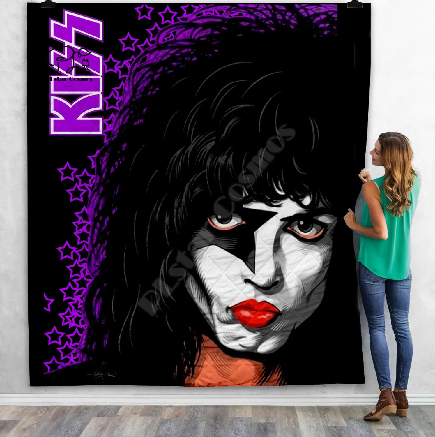 

Постельное белье KISS Rock & Roll All Nite вечерние НКИ, 3D одеяло для детей и взрослых, мягкое теплое тонкое одеяло с хлопковым одеялом, стиль 15