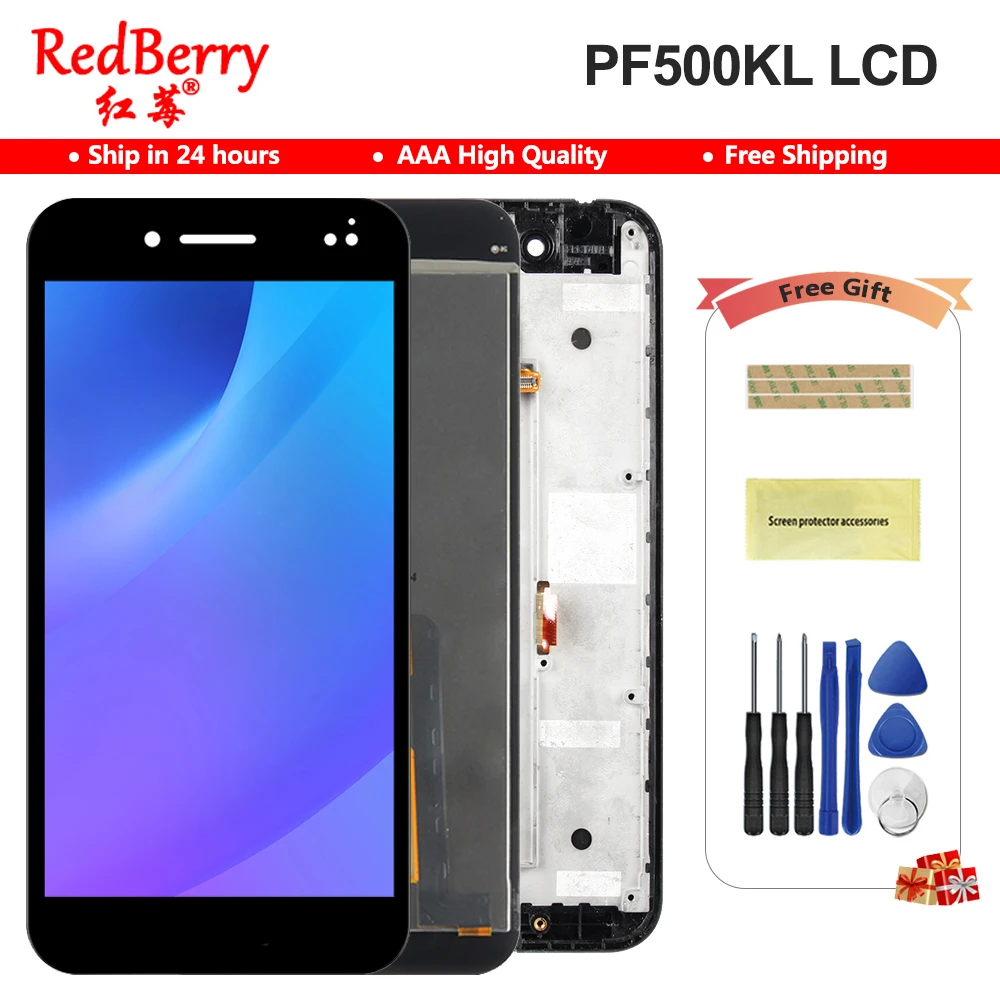 Черный ЖК дисплей PF500KL диагональю 5 0 дюйма для Asus PadFone s PF 500KL PF500 T00N|Экраны