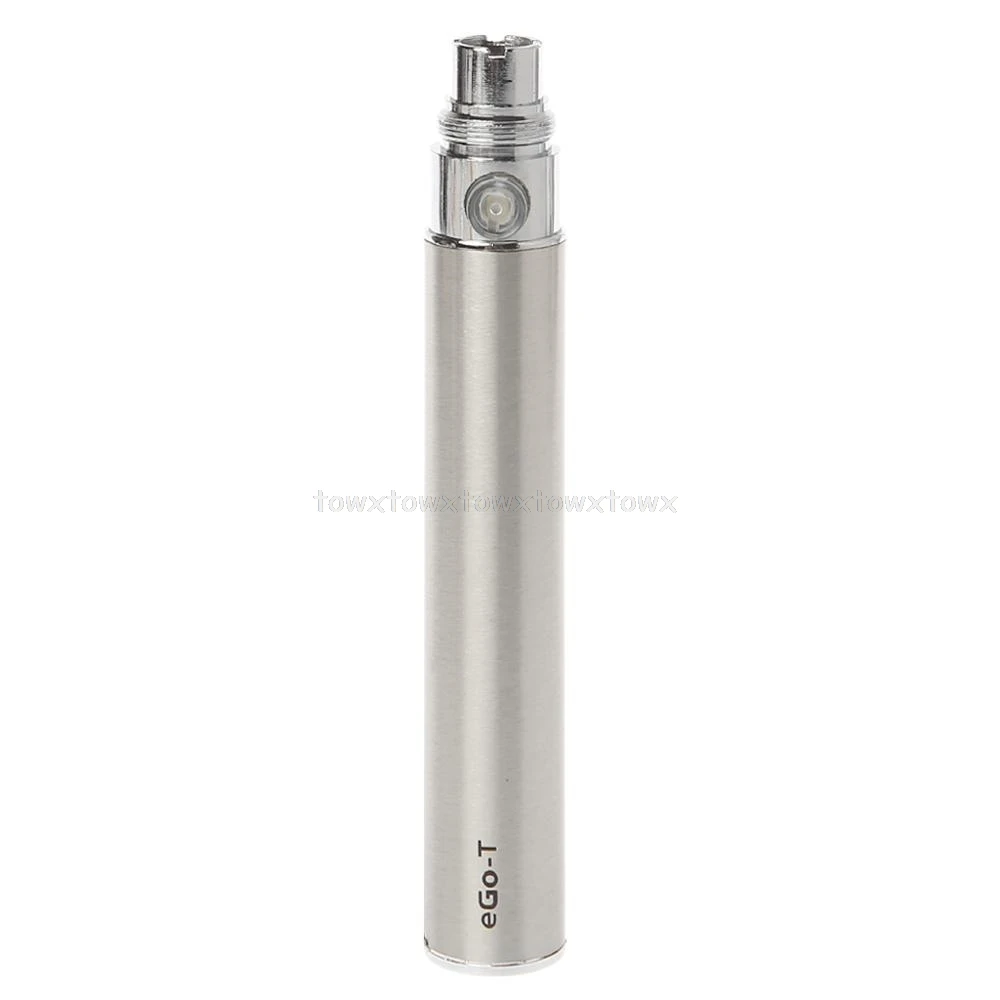 Серебристый Ego-T 900 мАч батарея электронная сигарета 510 нить Vape ручка для CE4 CE5 Evod H2 T3S распылитель S11 19 Прямая поставка - Цвет: Серебристый