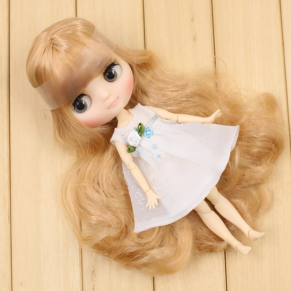 1/8 одежда средней длины белое маскарадное платье 20 см в высоту игрушки F &amp D с