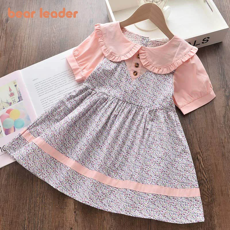 

Bear Leader Girls Flowers Dresses New Summer Kids Girl Floral Sweet Dress Party Costume Children Cute Outfits Baby Vestidos 2 6Y