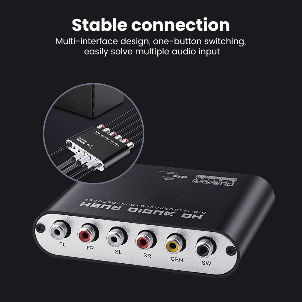 Коаксиальный декодер AIYIMA 5 1 DAC SPDIF коаксиальный в цифровой аналоговый аудио DSP 192