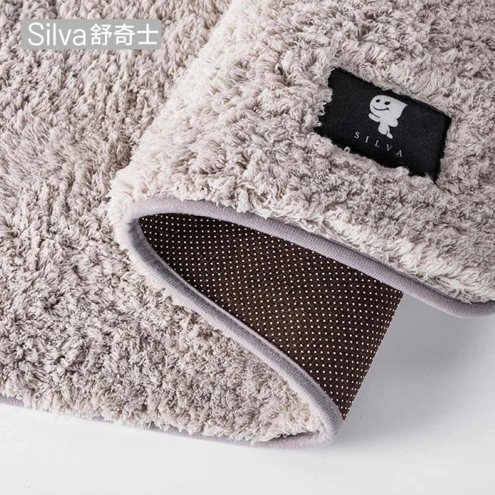 

Bathroom Mat Plush Cushion Non-Slip Absorbent Footmat Entrance Doormat Modern Floor Carpets for Shower Room Toilet
