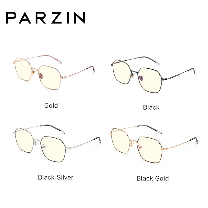 PARZIN оптическая оправа для глаз ультралегкие очки по рецепту из сплава мужчин и