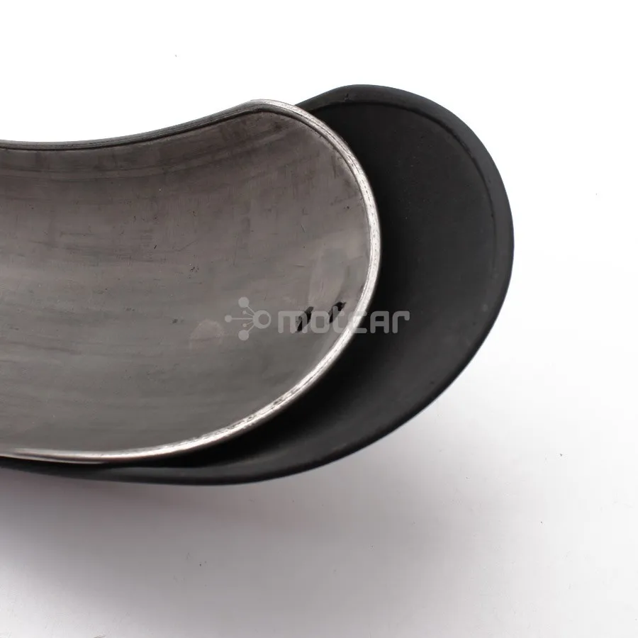 Черный/хромированный металлический мотоциклетный задний брызговик в стиле