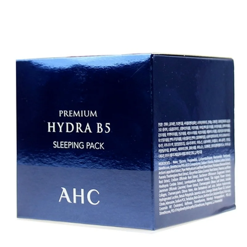 Original Korea AHC HYDRA B5 SLEEPING PACK MASK  soothing enhancer hydra vital complex enriched system VITAL MEDICA 100ML CREAM images - 6