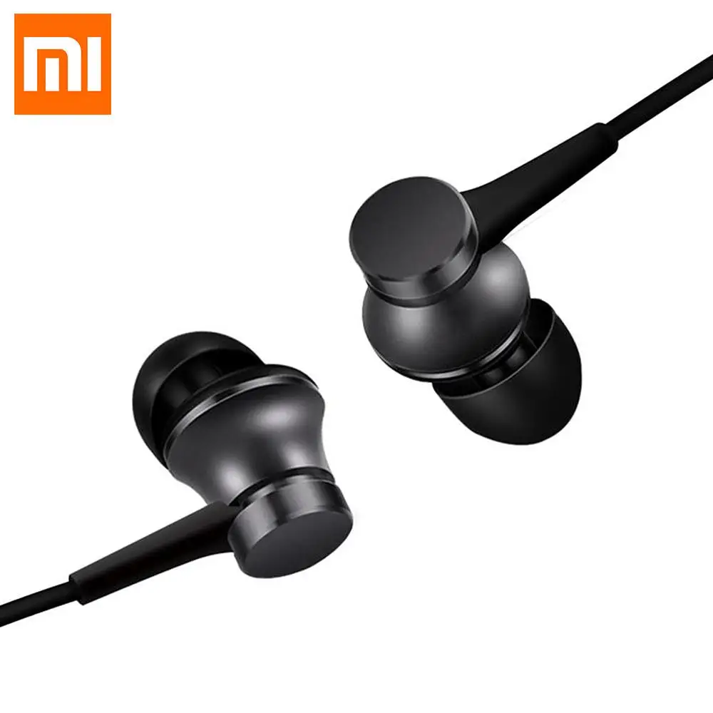 Оригинальные наушники Xiaomi Fresh стерео микрофон вкладыши для телефонов Ipad MP3 3 5 мм