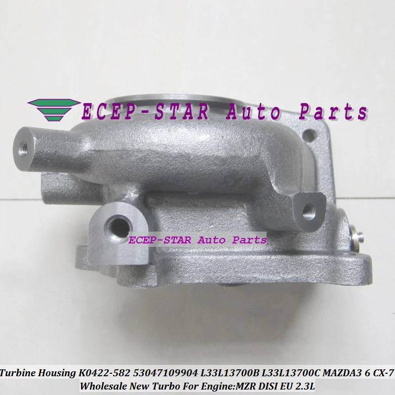 Turbo выхлопных турбины Корпус K0422-582 K0422582 53047109904 L33L13700B L33L13700C L3YC1370Z для MAZDA 3 6 CX-7 MZR disi ЕС 2.3L