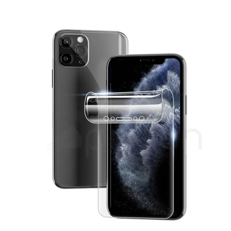 99D изогнутый экран протектор для iPhone X XR XS 11 Pro Max мягкая защитная пленка для iPhone 8 7 6 6S Plus пленка не закаленное стекло