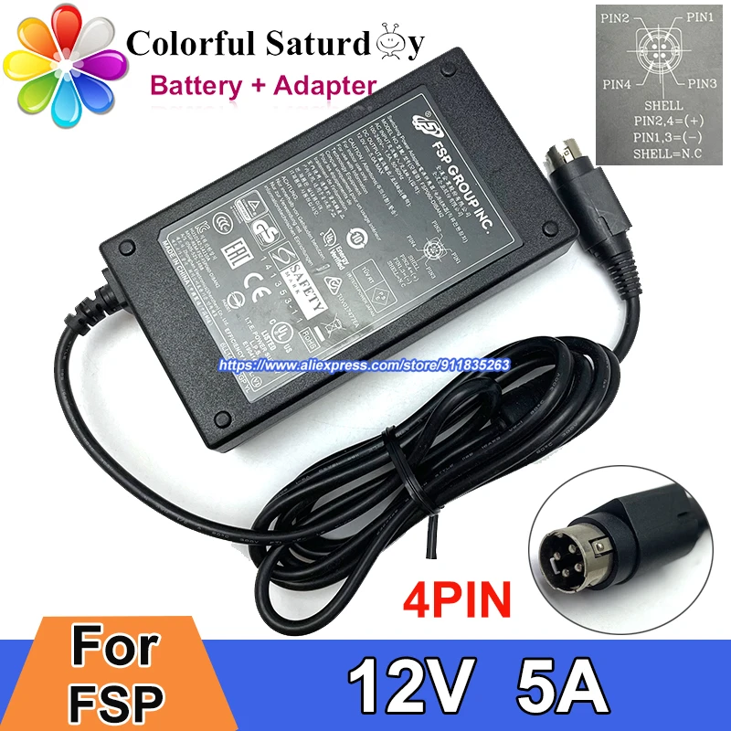 

60W 12V 5A FSP060-DIBAN2 Switching Power Adapter For FSP 4 Pin