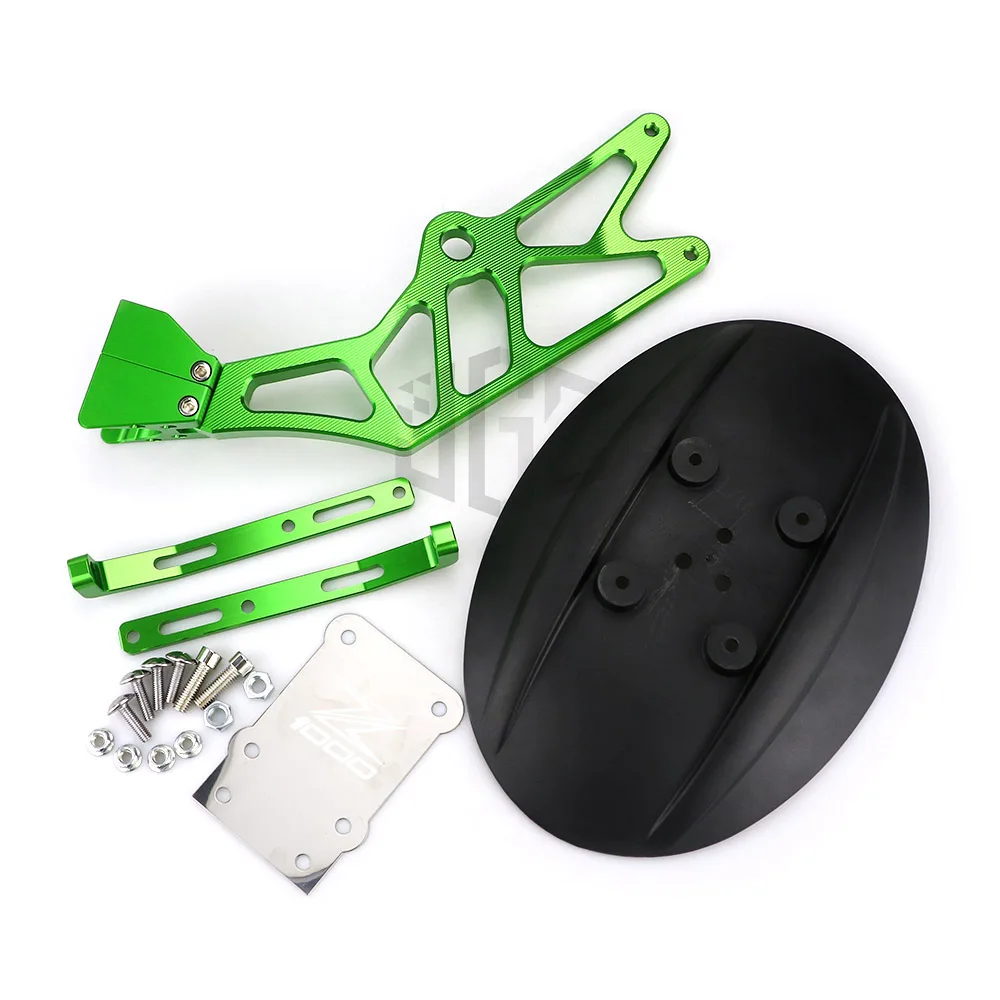 Motorcycle CNC Aluminum Rear Mudguard ABS Fender Wheel Tire Splash Cover for KAWASAKI Z1000 2013