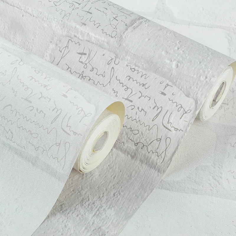 3D обои в стиле ретро с имитацией кирпичной стены белые английские фотообои