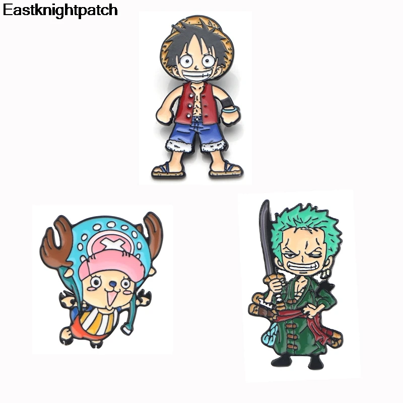 Классический мультфильм цинковый сплав галстук штырь Жетоны para рубашка сумка