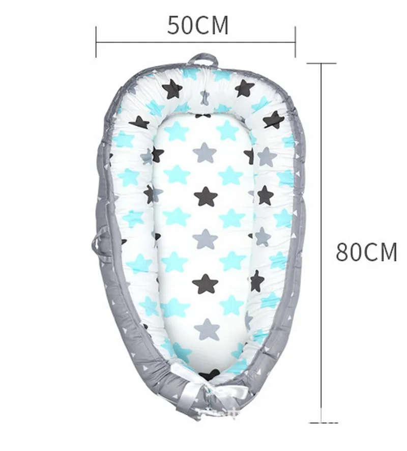 Портативное детское гнездо кровать для новорожденных молочная бионическая