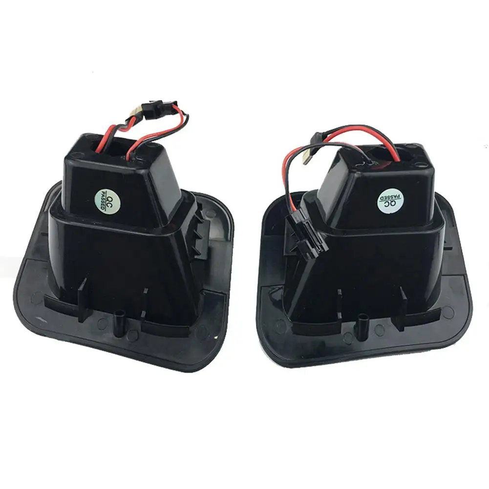 1 пара Копченый светодиодный задний Подсветка регистрационного номера Canbus Error Free