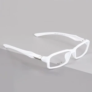 Zerosun White EyeGlasses Frame Male Sports Glasses Men Ultra Light Prescription Spectacles Myopia Di