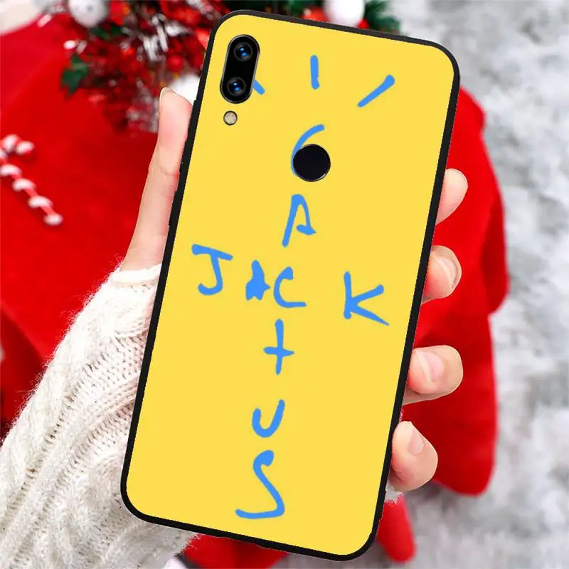 

cactus jack letter words art Phone Case For Xiaomi Redmi note 7 8 9 t k30 max3 9 s 10 pro lite