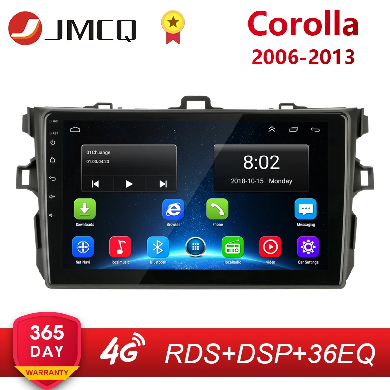 9 &quotIPS Android 4G + WIFI Автомобильный Радио мультимедийный плеер для Toyota Corolla E140/150 2006 2013