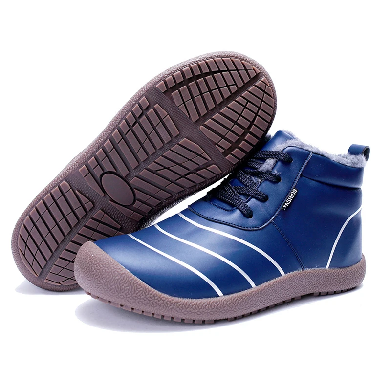 

39-47 men boots Non-Slip Comfortable 2019 warm shoe men winter #NX8727