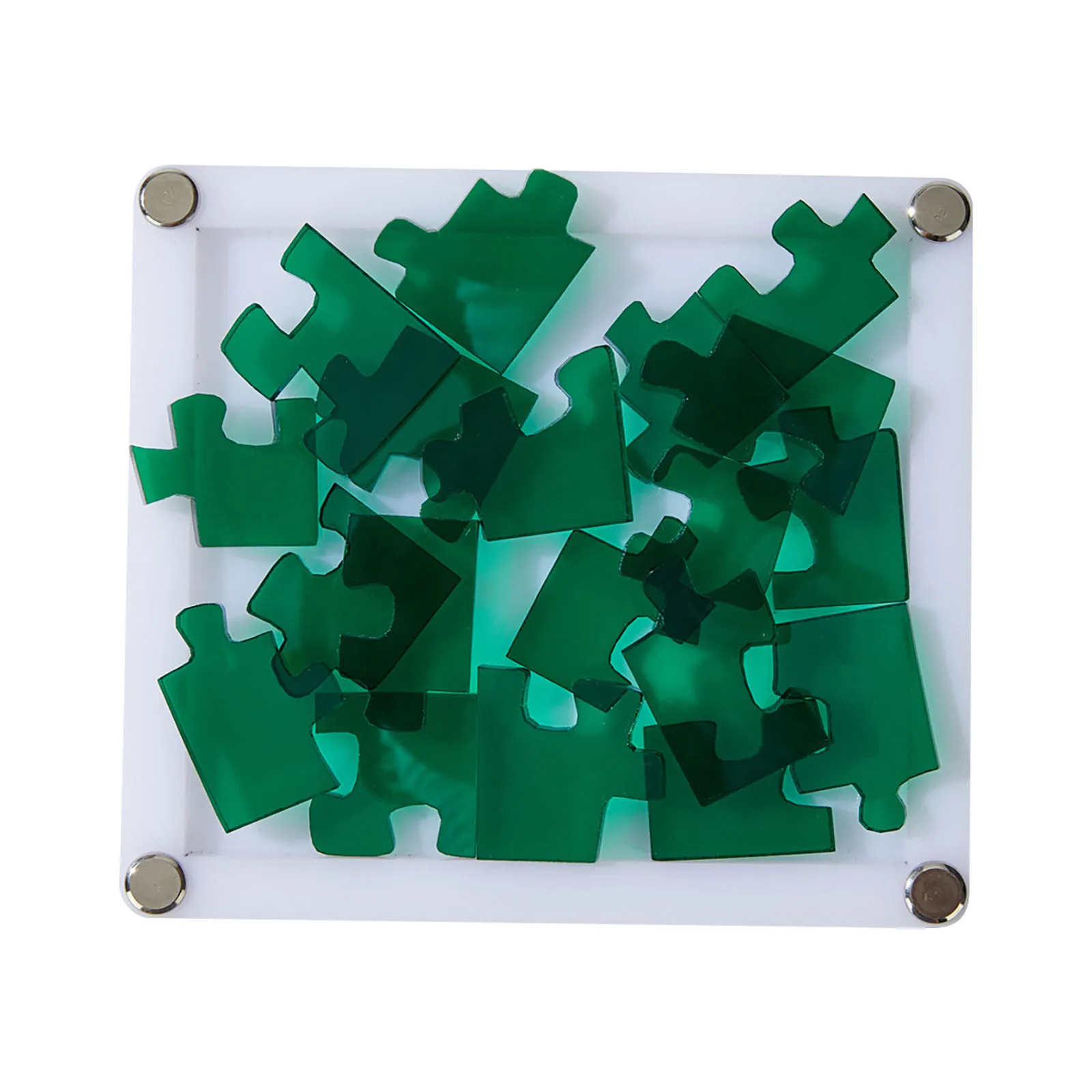 Прозрачный акриловый пазл с высокой степенью сложности неправильной формы для