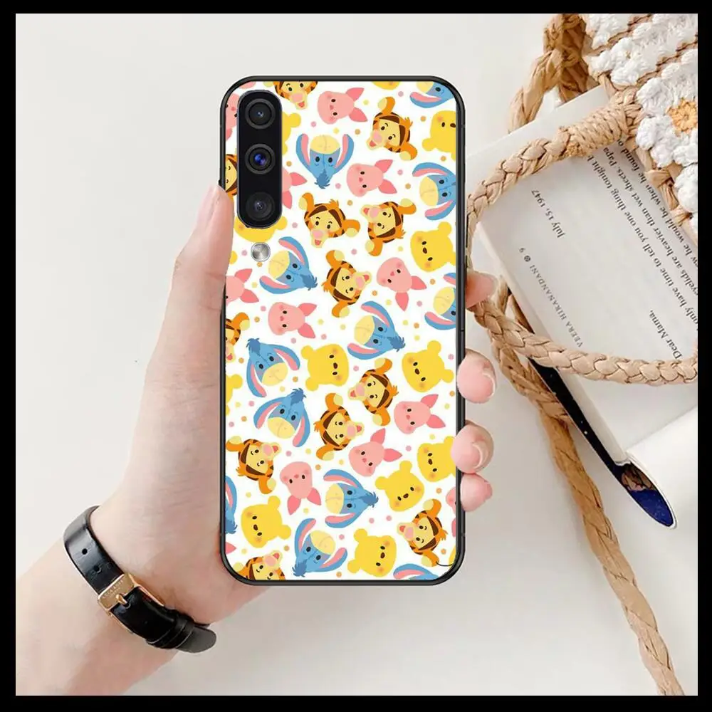 Yellow Winnie Bear Phone cover hull For SamSung Galaxy S8 S9 S10E S20 S21 S5 S30 Plus fe 5G Lite Ultra black soft case | Мобильные