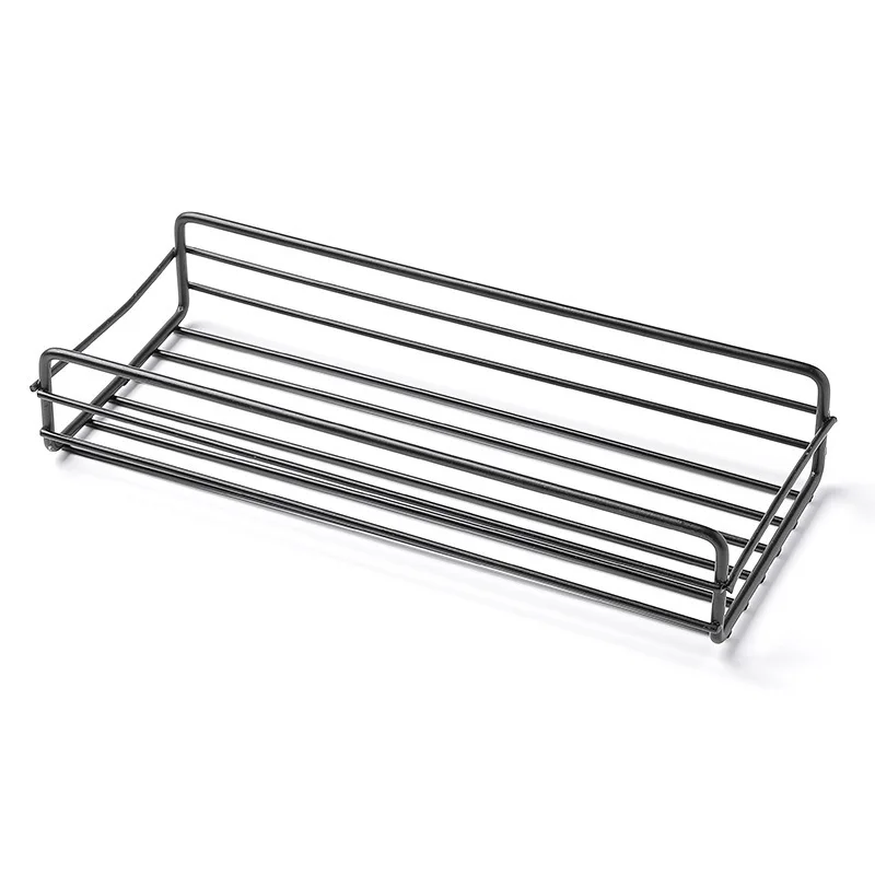

Shower Shelf Shampoo Tray Shelf Shower Bathroom Shelf Storage Rack Single-layer Stainless Steel Perforated Bathroom Accessories